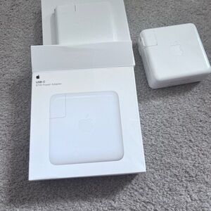 2 Apple USB-C 87W Power Adapter in White